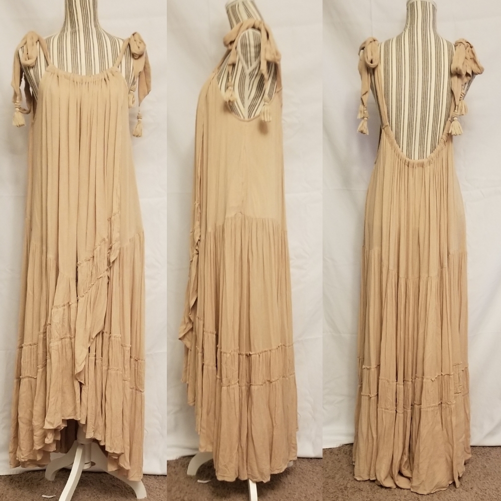*SOLD* Free People Bare It All Maxi Dress